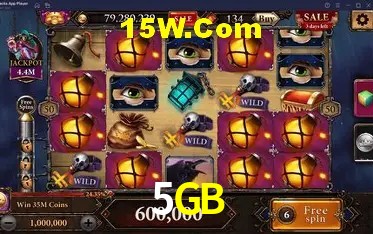 Tela de boas-vindas e lobby de jogos do aplicativo 5GB